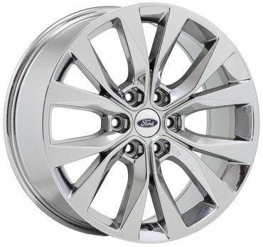 20" Ford F150 Truck Bright Chrome wheels rims Factory OEM set 4 10003