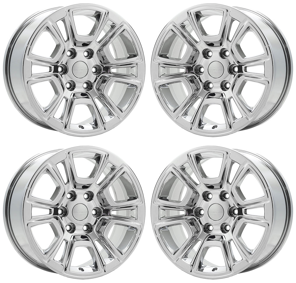 18" Jeep Grand Wagoneer Bright Chrome wheels rims Factory OEM set 9295 EXCHANGE