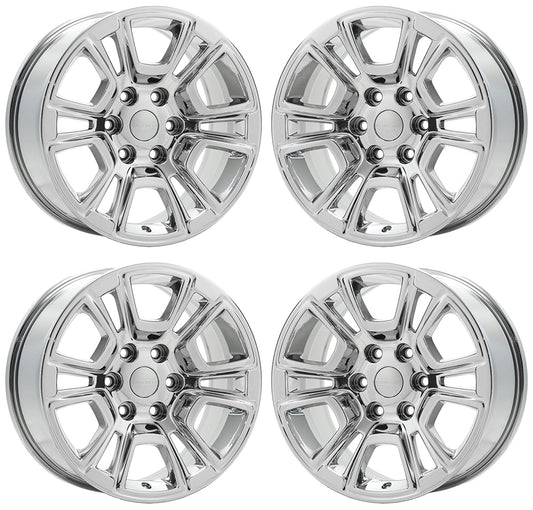 18" Jeep Grand Wagoneer Bright Chrome wheels rims Factory OEM set 9295 EXCHANGE