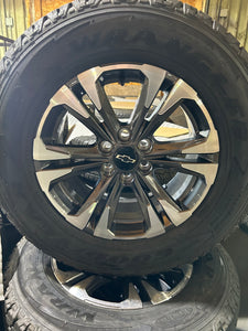 17" Chevrolet Colorado GMC Canyon Black Wheels Rims Tires Factory OEM Set 14027