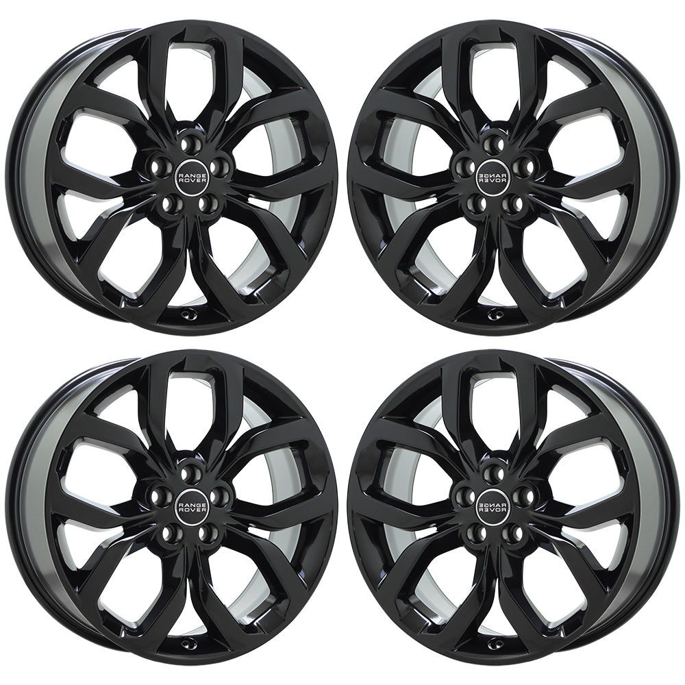 19" Range Rover Sport black wheels rims Factory OEM set 4 72262