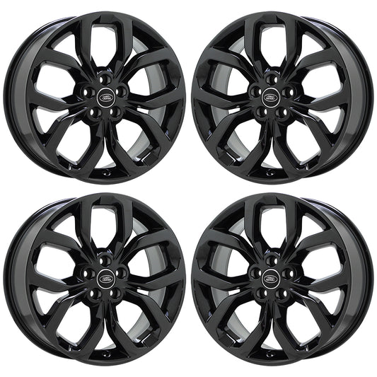 19" Land Rover Discovery Sport Black Chrome wheels rims OEM set 4 72262 EXCHANGE