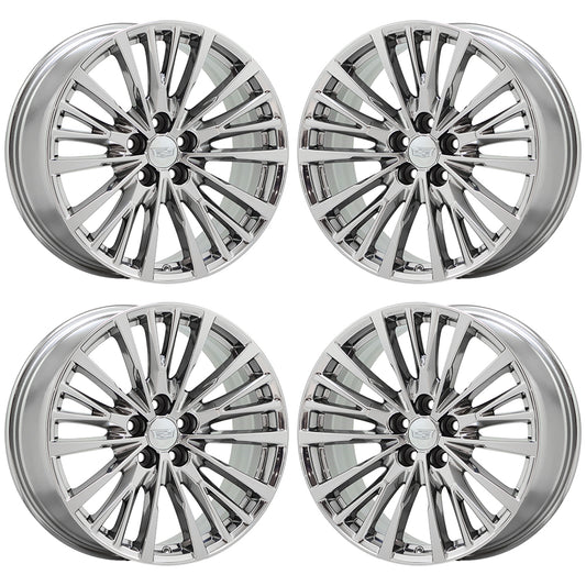 20" Cadillac CT6 Bright Chrome wheels rims Factory OEM GM set 4830 EXCHANGE