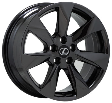 18" Lexus RX350 RX450 Black Chrome wheels rims Factory OEM set 4 74336