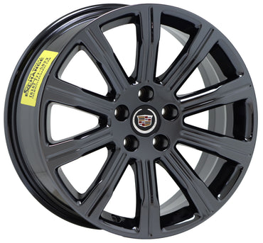 18x8" 18x9" Cadillac ATS Sedan Black Chrome wheels rims OEM set 4705 4707