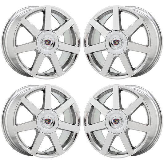 18" Cadillac XLR CTS Bright Chrome wheels rims Factory OEM set 4576