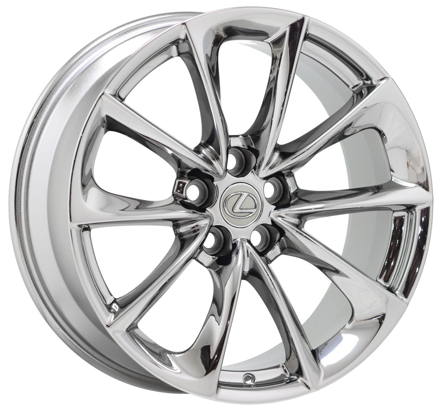 20" Lexus LC500 LS500 Bright Chrome wheels rims Factory OEM set 74357 EXCHANGE