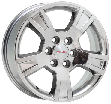 18" GMC Acadia Bright chrome wheels rims Factory OEM set 5280