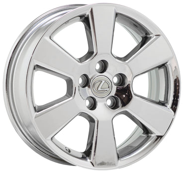 17" Lexus RS330 RS350 RX400 Bright Chrome wheels rims Factory OEM set 74170