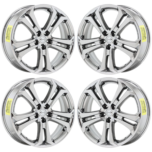 20" Nissan Murano Bright Chrome wheels rims Factory OEM set 62731
