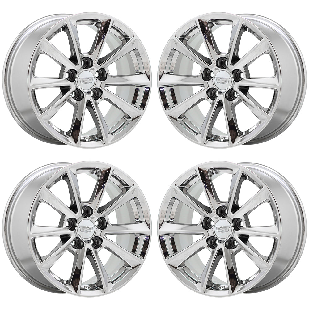 17" Cadillac CTS Bright Chrome wheels rims Factory OEM 2017-2019 4791 EXCHANGE