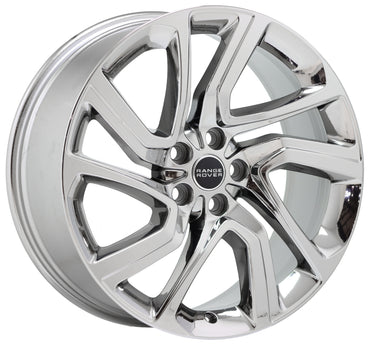 21x9.5 Range Rover Sport Bright Chrome wheels rims Factory OEM set 72311