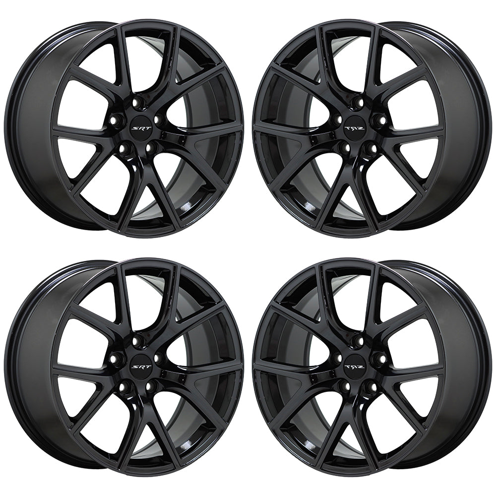RW Wheels 20x10 Gloss Black Aftermarket Rims For Jeep Grand Cherokee SRT - Set Of 4
