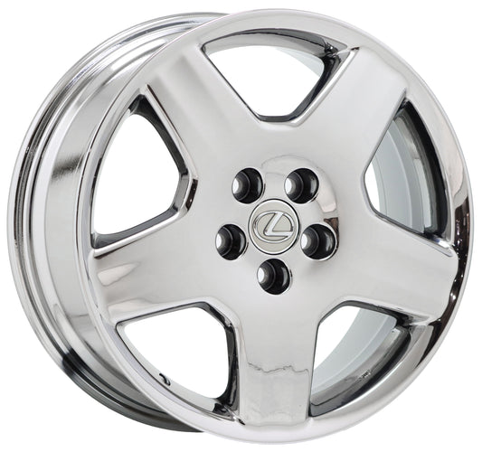 18" Lexus LS430 Bright Chrome wheel rim Factory OEM 2004-2006 single 74179