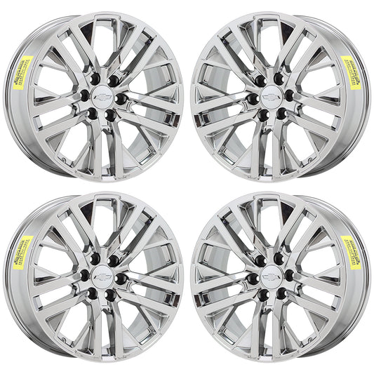 22" Chevrolet Silverado / Tahoe Bright Chrome wheels Factory OEM 5903 EXCHANGE