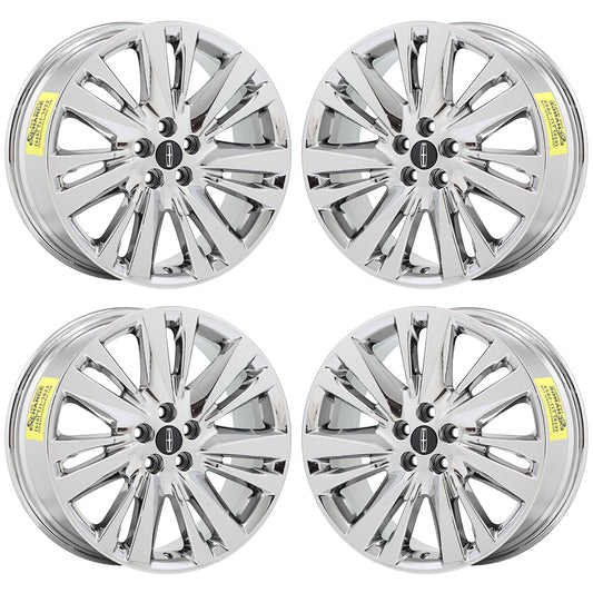 19" Lincoln MKZ Bright Chrome wheels rims Factory OEM 10129