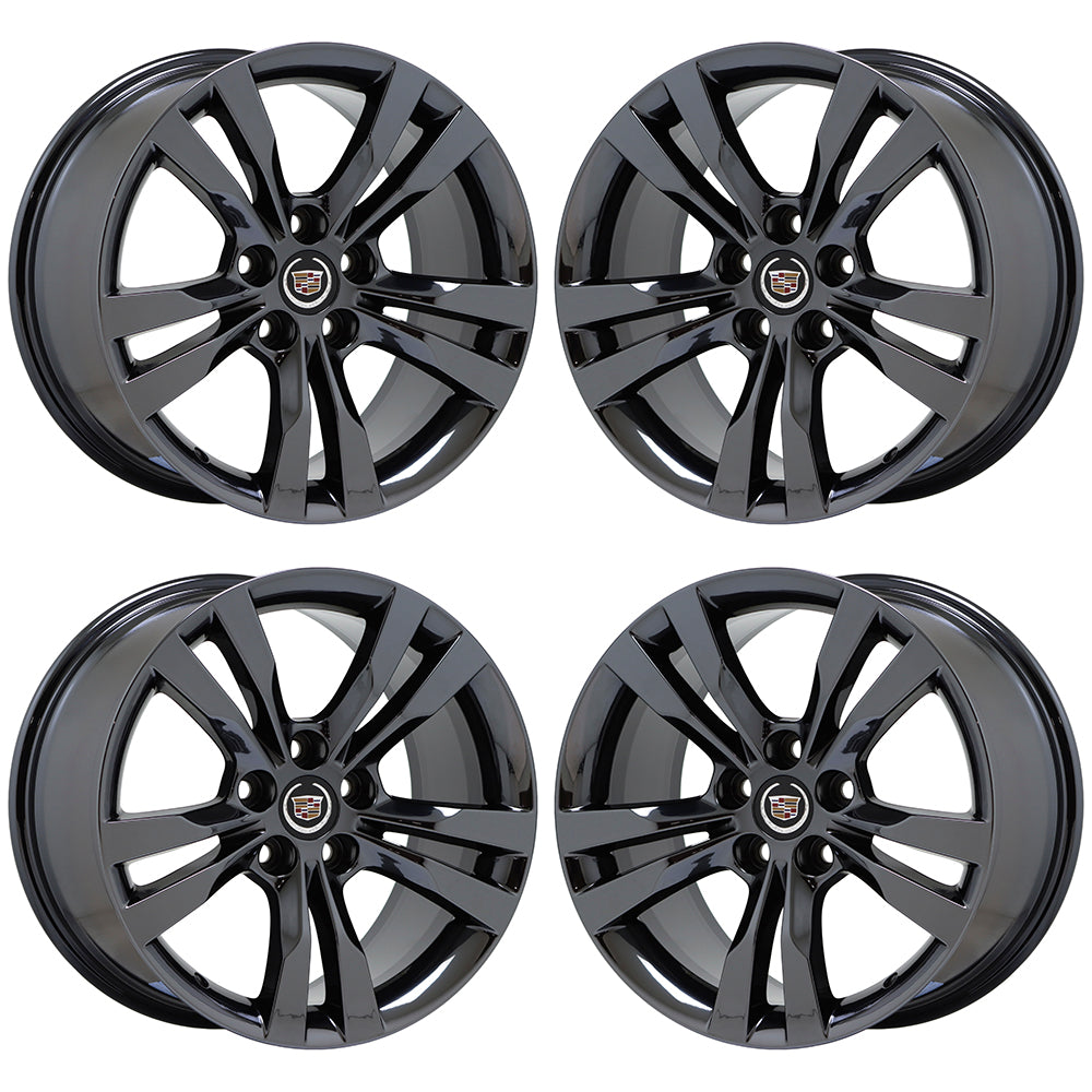 18x8.5 18x9.5 Cadillac CTS V- Black Chrome wheels rims 4717 4719 EXCHANGE