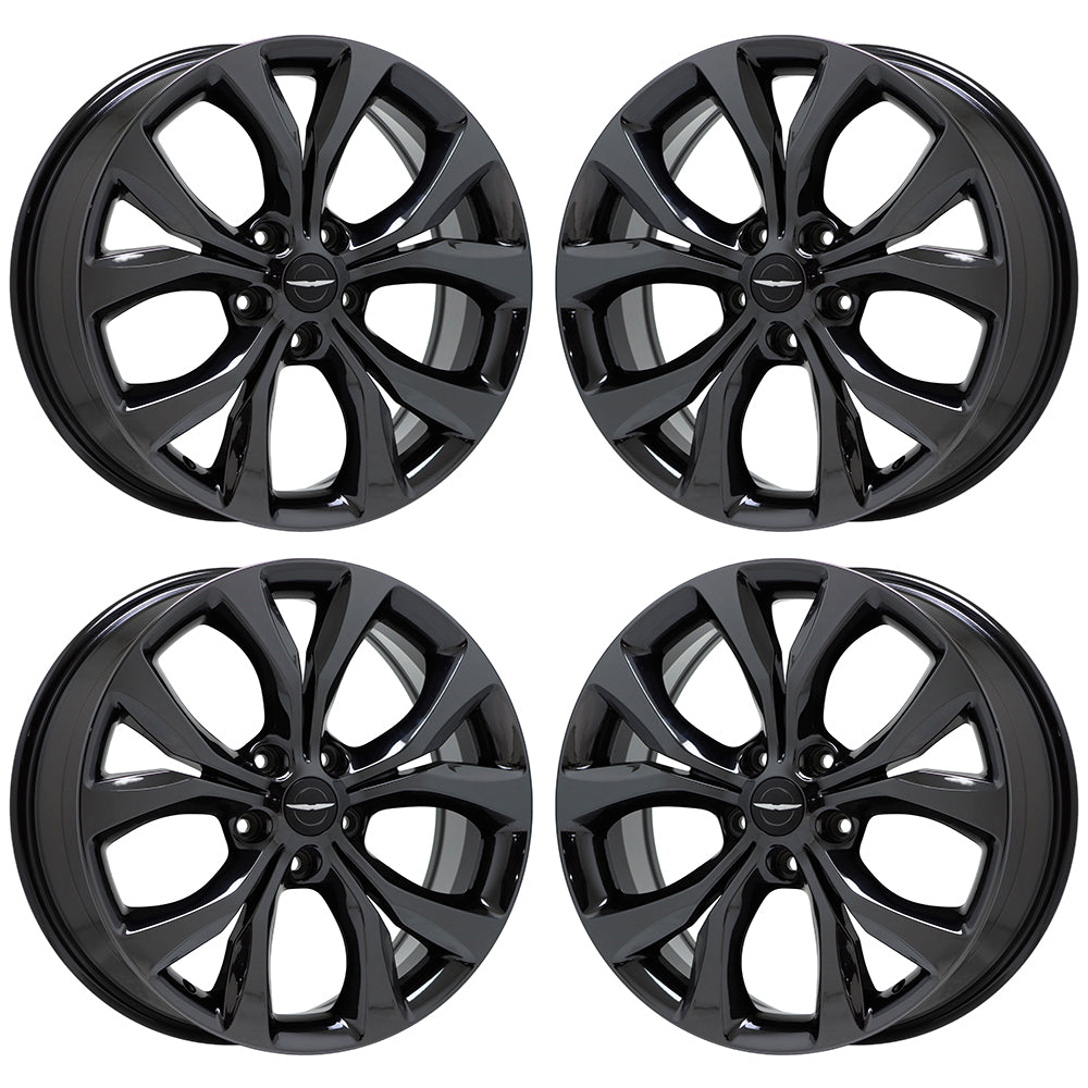20" Chrysler Pacifica Black Chrome wheels rims Factory OEM 2596 EXCHANGE