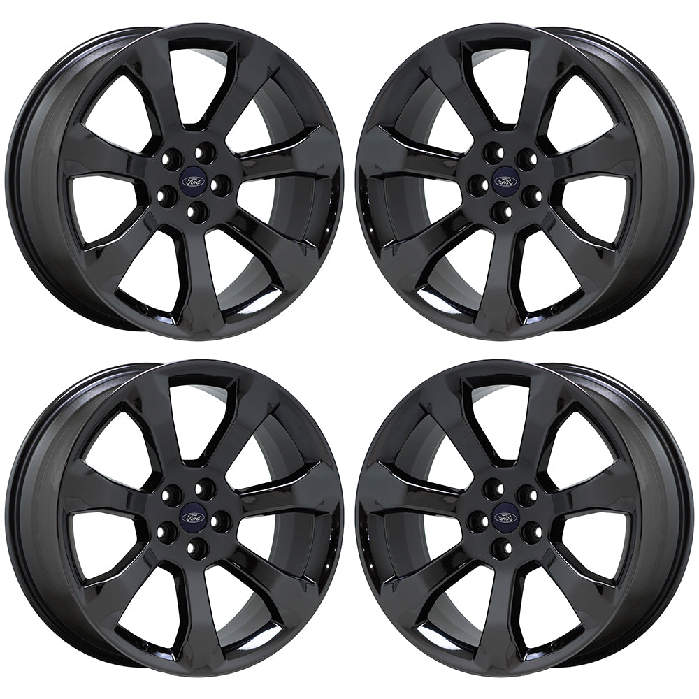 21" Ford Explorer ST Black Chrome wheels rims Factory OEM set 10271 EXCHANGE