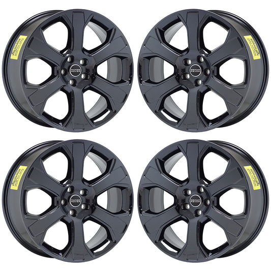 22" Land Range Rover Black Chrome wheels rims Factory OEM set 4 72268