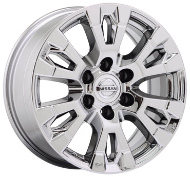 18" Nissan Armada Titan Bright Chrome wheels rims Factory OEM set 4 62751