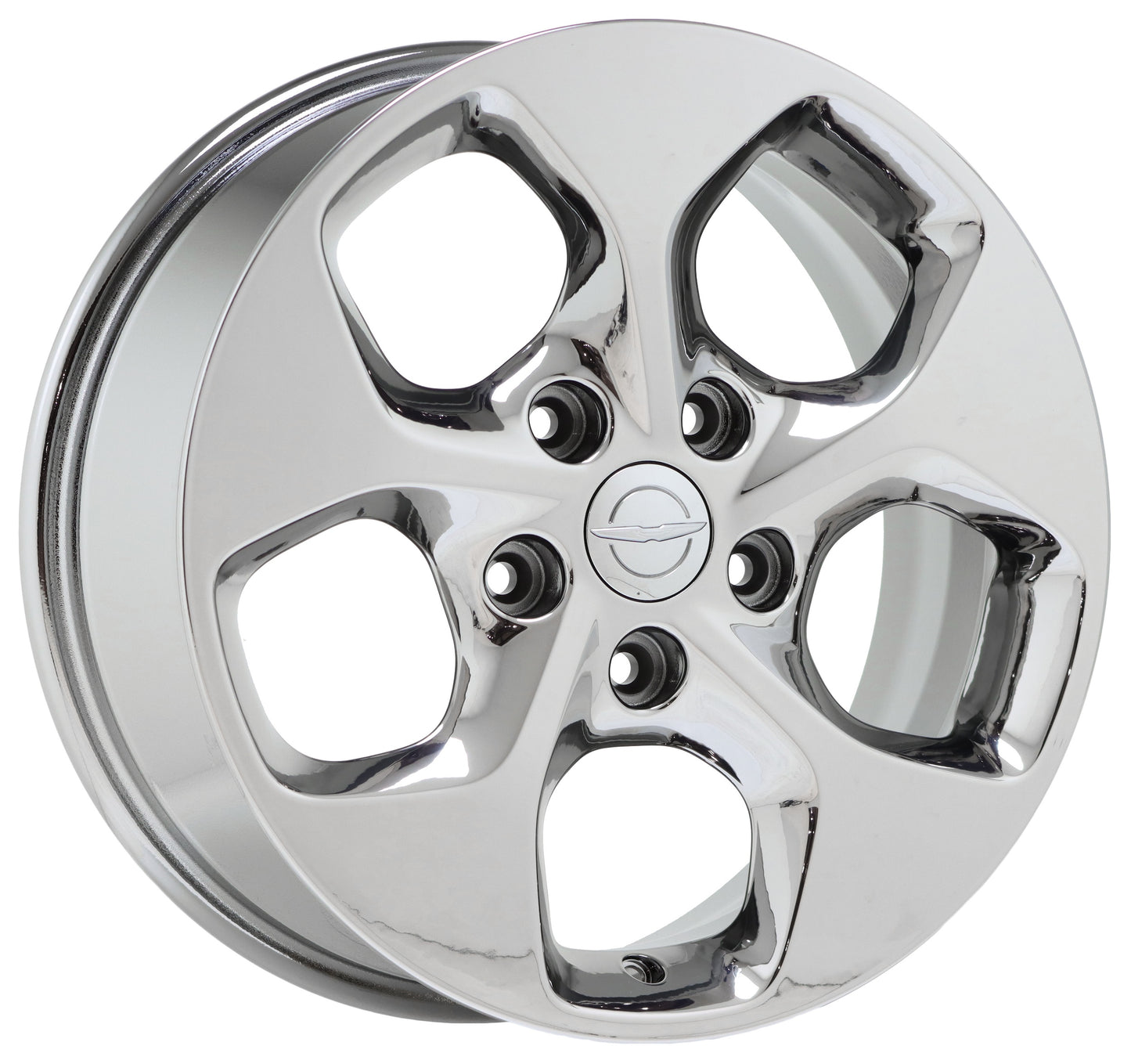 17" Chrysler Town Country Bright Chrome wheels rims Factory OEM set 4 2590