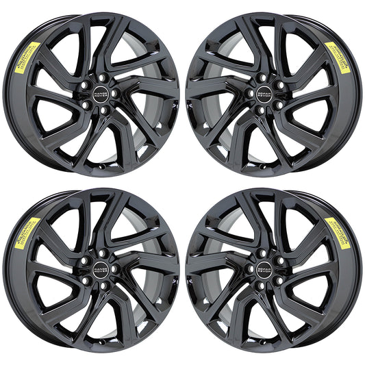 21x9.5 Range Rover Sport Black Chrome wheels rims Factory OEM set 72311