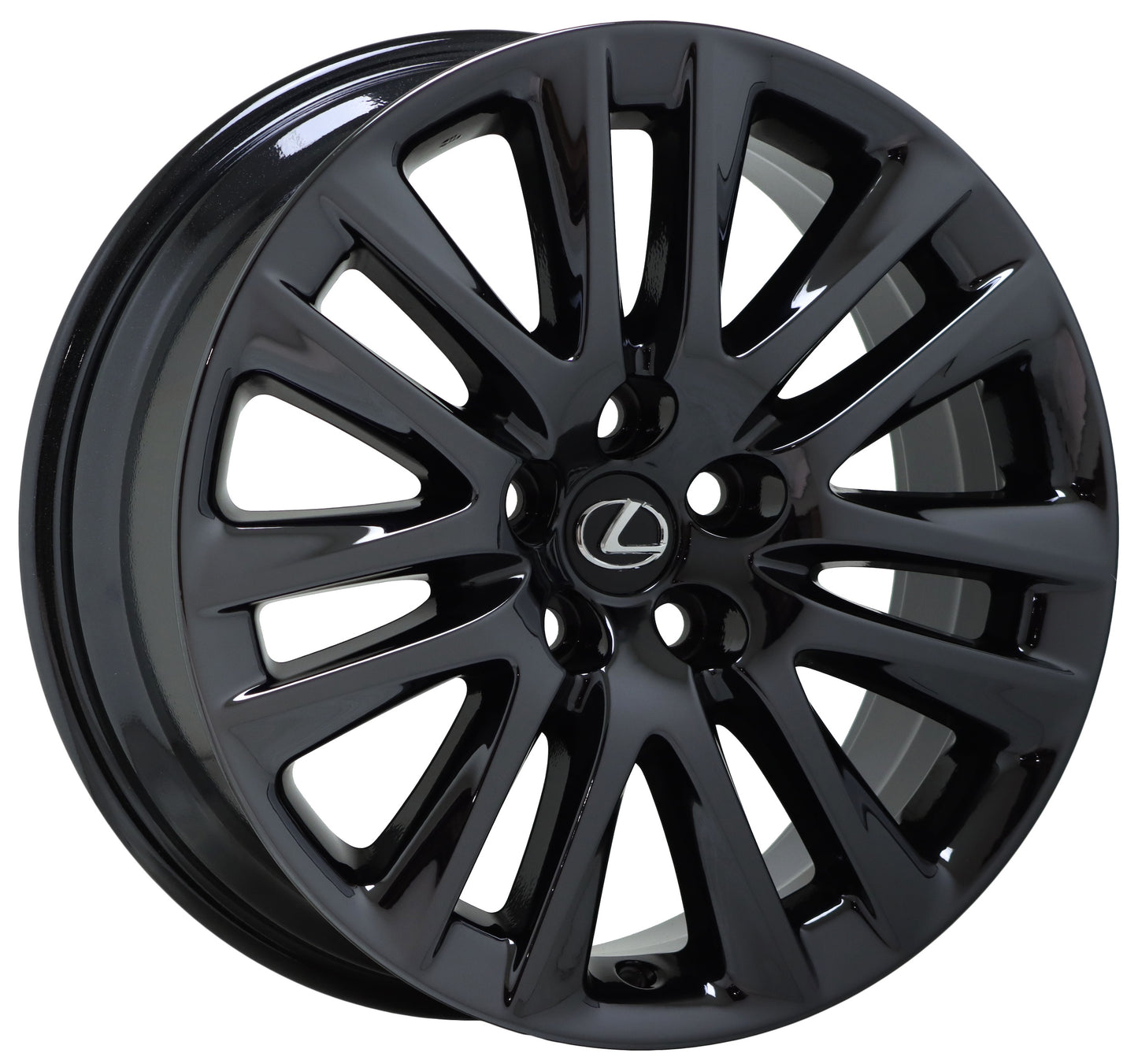 19" Lexus LS460 Black Chrome wheels rims Factory OEM set 74284 EXCHANGE
