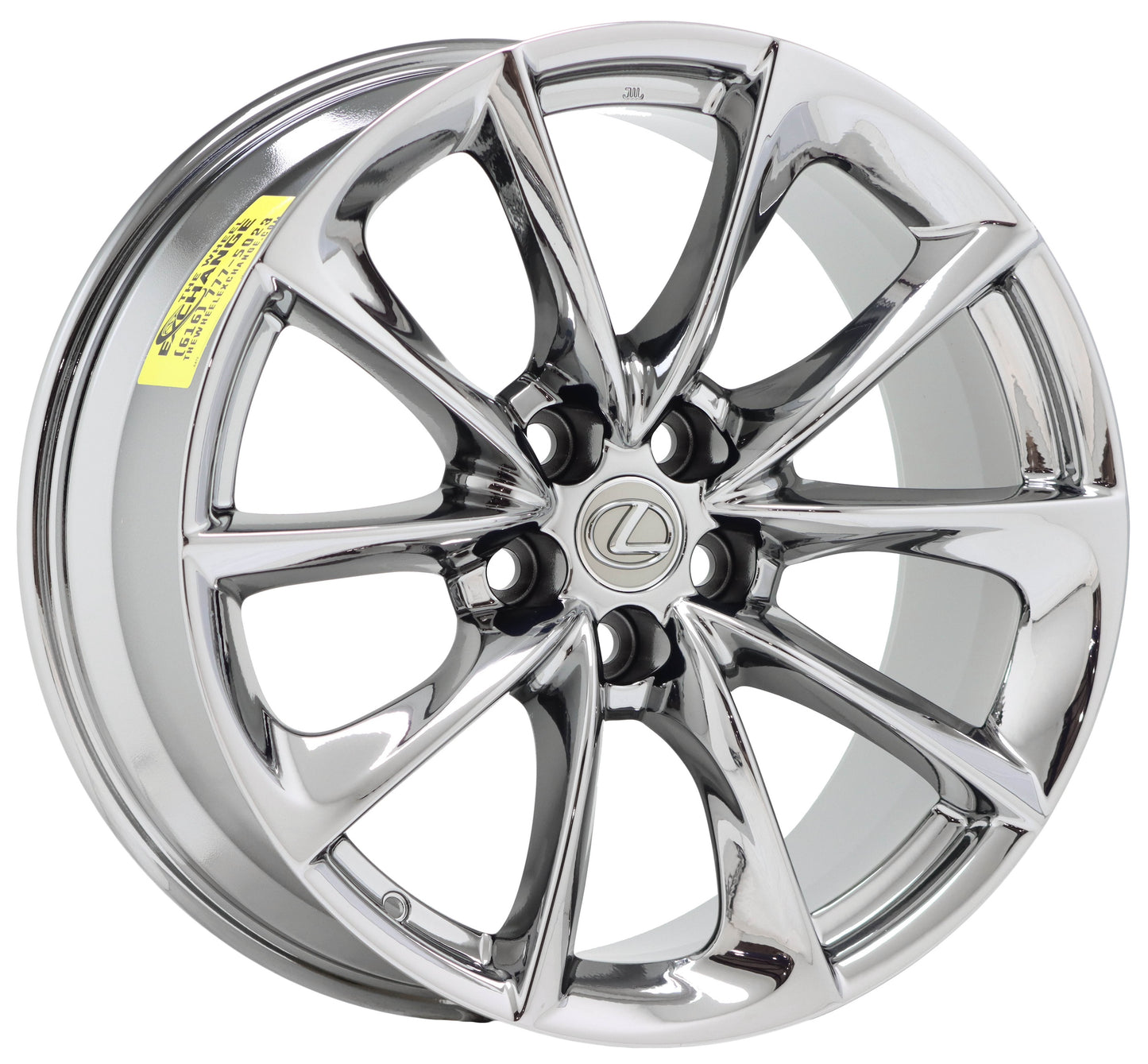20x9.5 Lexus LC500 LC500h Bright Chrome wheel Factory OEM rear 74359 EXCHANGE