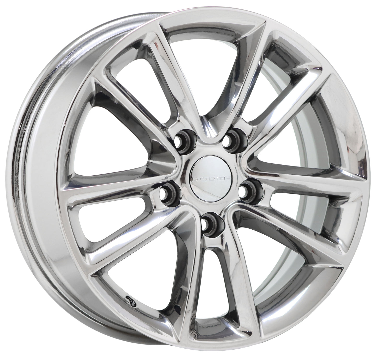 17" Dodge Journey Grand Caravan Bright Chrome wheels Factory OEM 2399 EXCHANGE