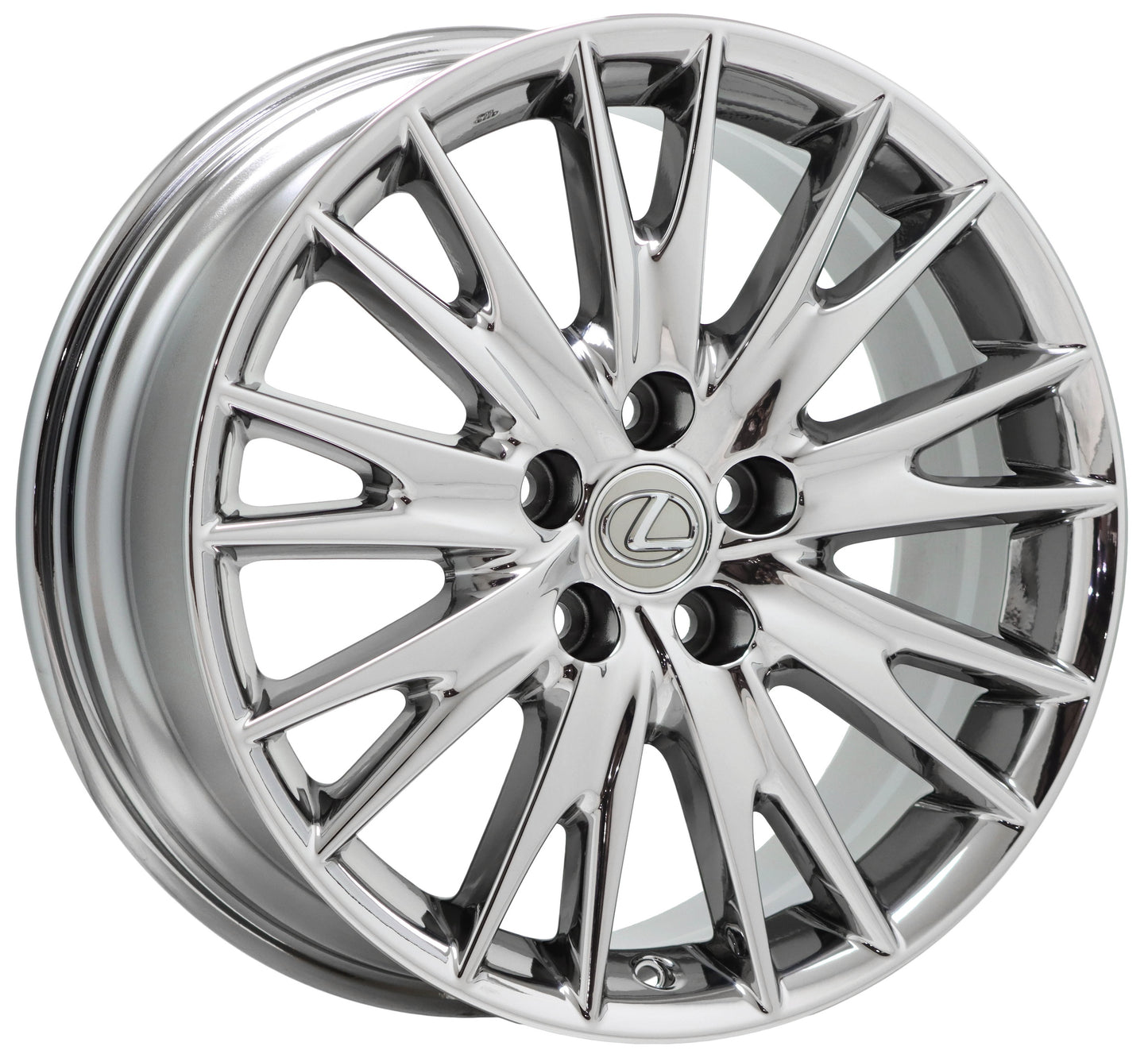 18" Lexus GS350 GS450 Bright Chrome wheel rim Factory OEM set 4 74271 EXCHANGE