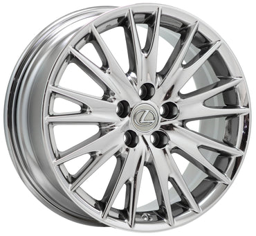 18" Lexus GS350 GS450 Bright Chrome wheel rim Factory OEM 74271 SET 4
