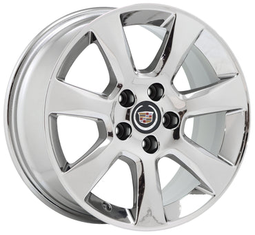 17" Cadillac ATS sedan Bright Chrome wheels rims Factory OEM set 4702
