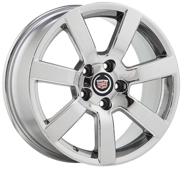 17" Cadillac ATS Sedan Bright Chrome wheels rims Factory OEM set 2013-2018 4701