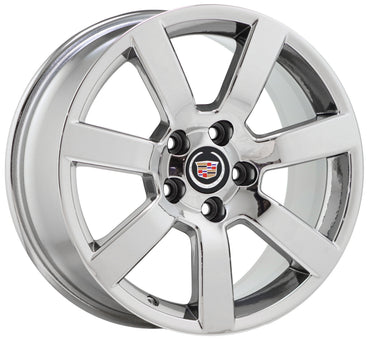 17" Cadillac ATS Sedan Bright Chrome wheels rims Factory OEM set 2013-2018 4701