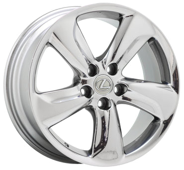 18" Lexus GS350 GS460 Bright Chrome wheels rims Factory OEM set 74210