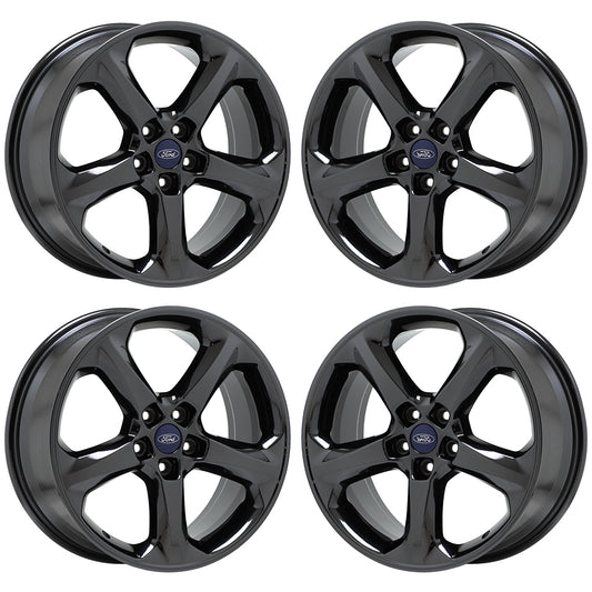 18" Ford Fusion Black Chrome wheels rims Factory OEM set 3959 EXCHANGE