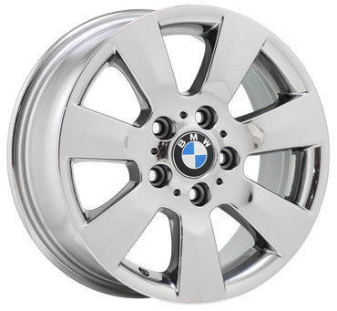 16" BMW 320 325 330 Bright Chrome wheels rims Factory OEM set 4 71498