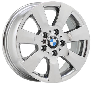 16" BMW 320 325 330 PVD Chrome wheels rims Factory OEM set 4 71498