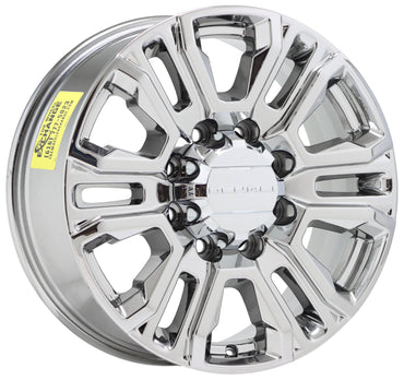 20" Chevrolet Silverado 2500 3500 Bright Chrome wheels rims Factory OEM set 5957