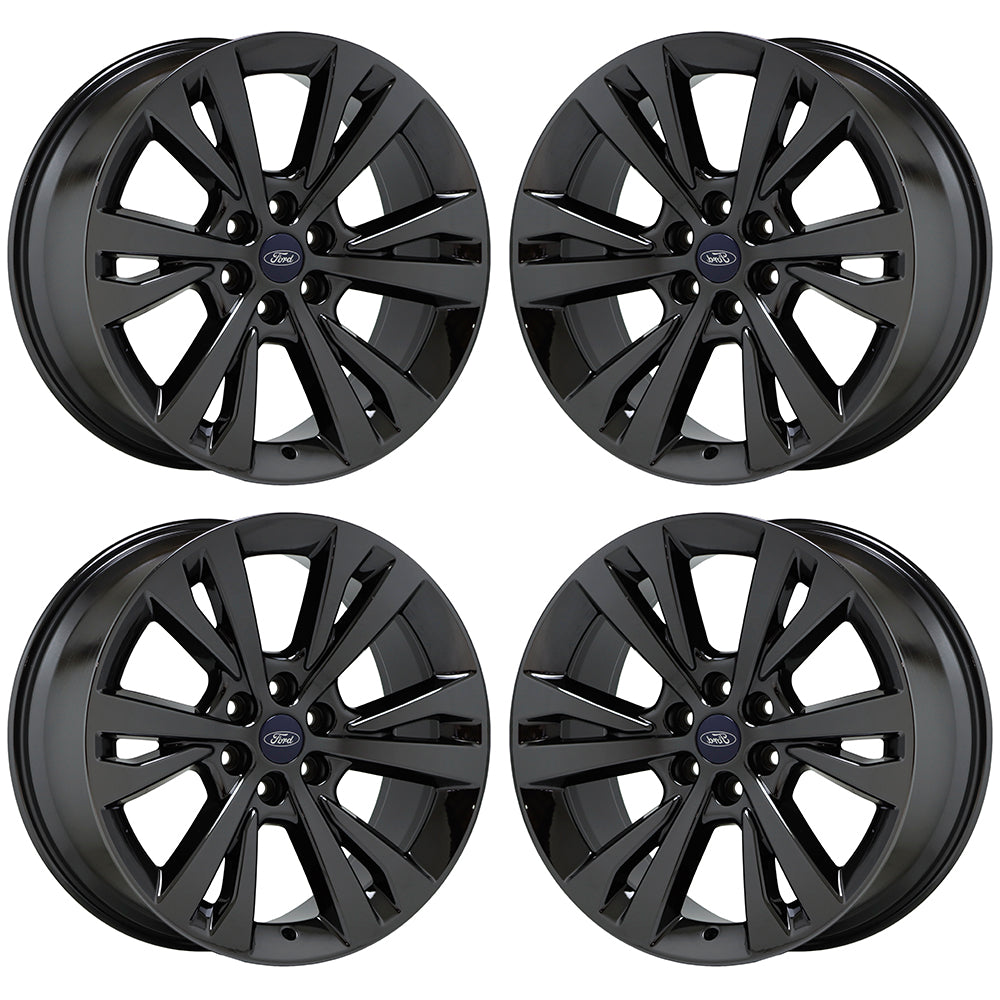 22" Ford Expedition Black Chrome wheels rims Factory OEM set 10264 EXCHANGE