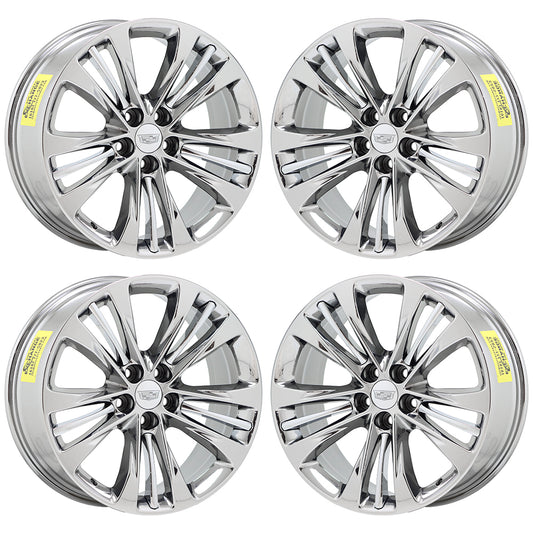 20" Cadillac CT6 Bright Chrome wheels rims Factory OEM GM set 4764 EXCHANGE