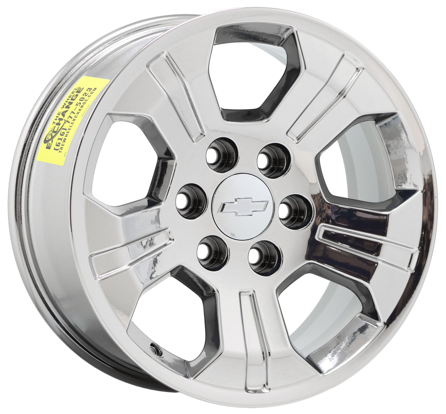 18" Chevrolet Silverado 1500 Z71 Bright Chrome wheels rims OEM set 5647 EXCHANGE