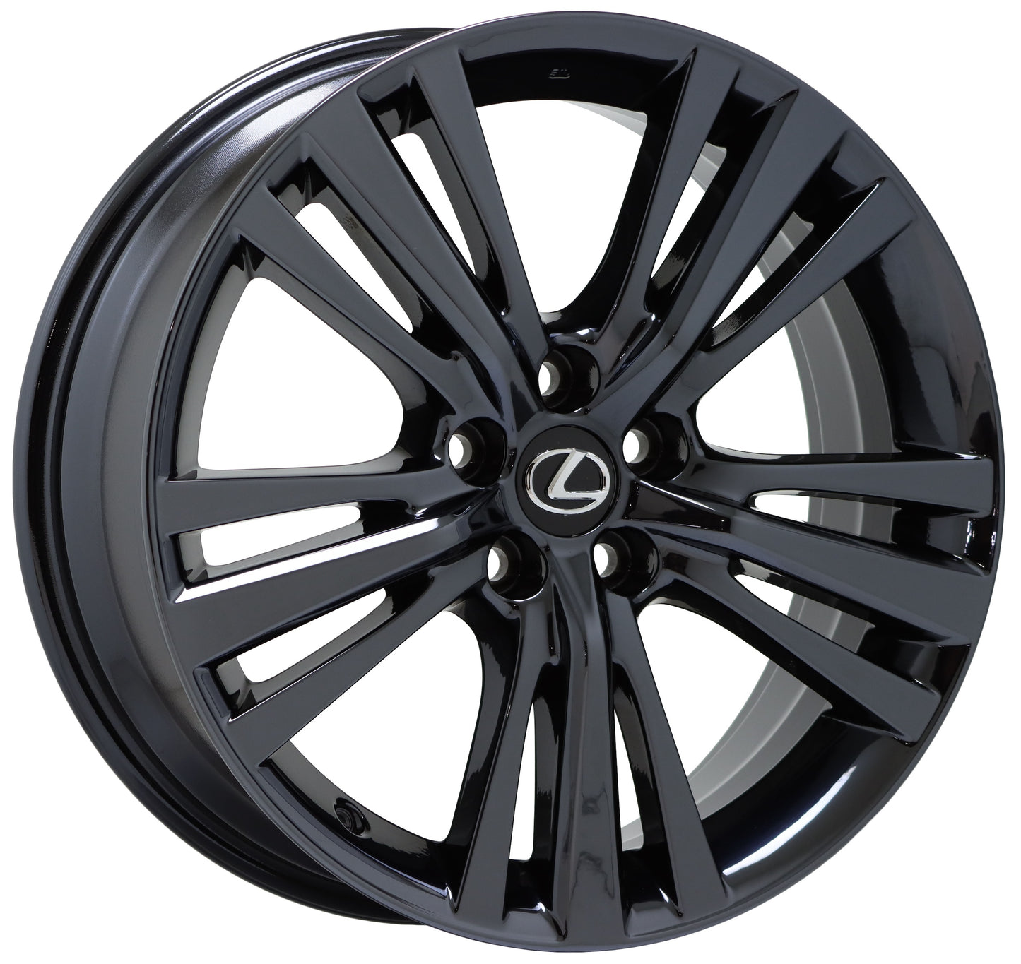 19" Lexus RX350 RX450H Gloss Black wheels rims Factory OEM set 74301 EXCHANGE