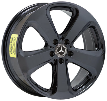 19" Mercedes GLC 300 350e Black Chrome wheels rims OEM set 85481