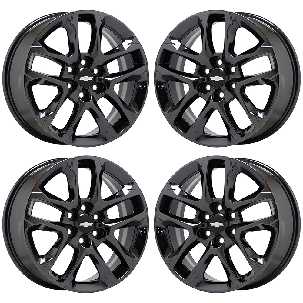 18" Chevrolet Traverse Black Chrome wheels rims Factory OEM set 5843