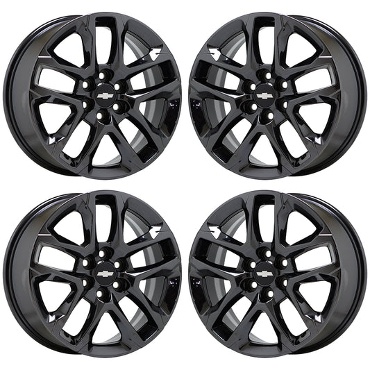 18" Chevrolet Traverse Black Chrome wheels rims Factory OEM set 5843
