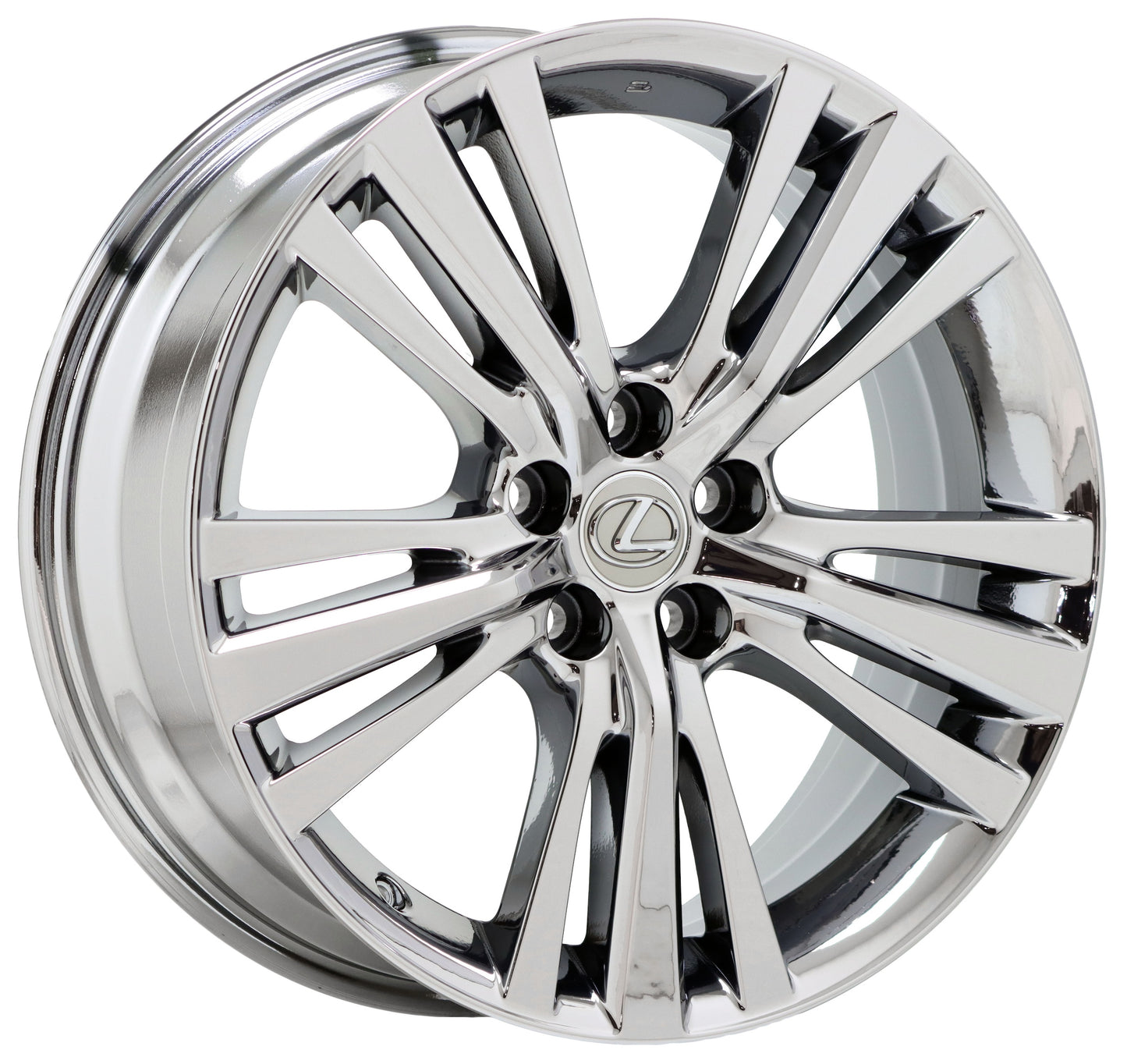 19" Lexus RX350 RX450H Bright Chrome wheels rims Factory OEM set 74301 EXCHANGE