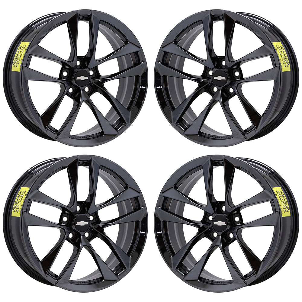 20x8.5 20x9.5 Camaro SS Black Chrome wheels rims OEM set 4 97952 97953 EXCHANGE