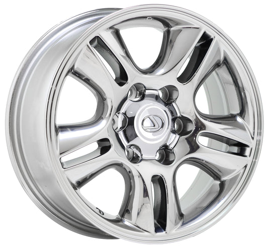 17" Lexus GX470 Bright Chrome wheel rim Factory OEM 2003-2009 74167